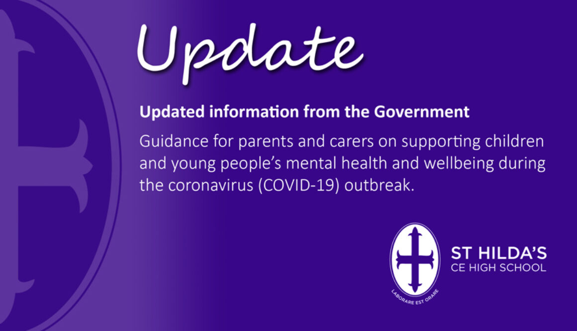 Government COVID-19 mental health UPDATE graphic