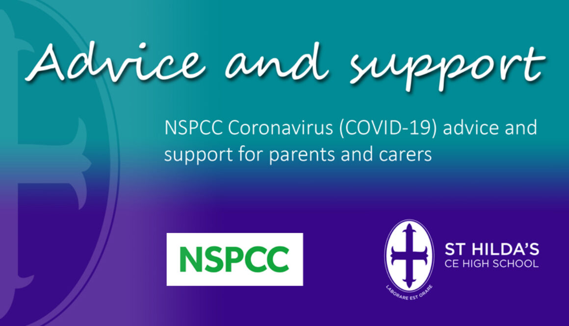 NSPCC Coronavirus Support and Advice graphic