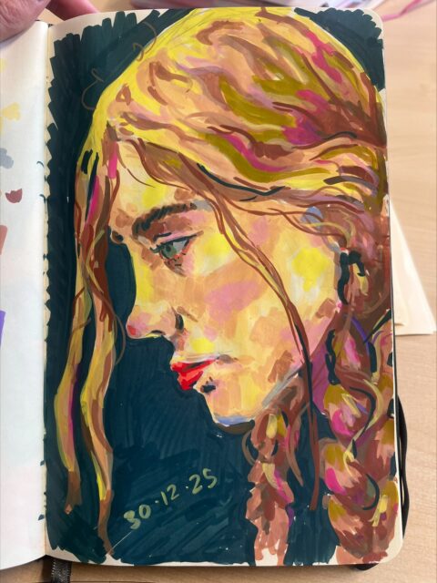 We love seeing creativity beyond the classroom! This fantastic artwork was produced independently by one of our year 10 students Annabelle Ray. Passion for art does not stop when the lesson ends, well done Annabelle!