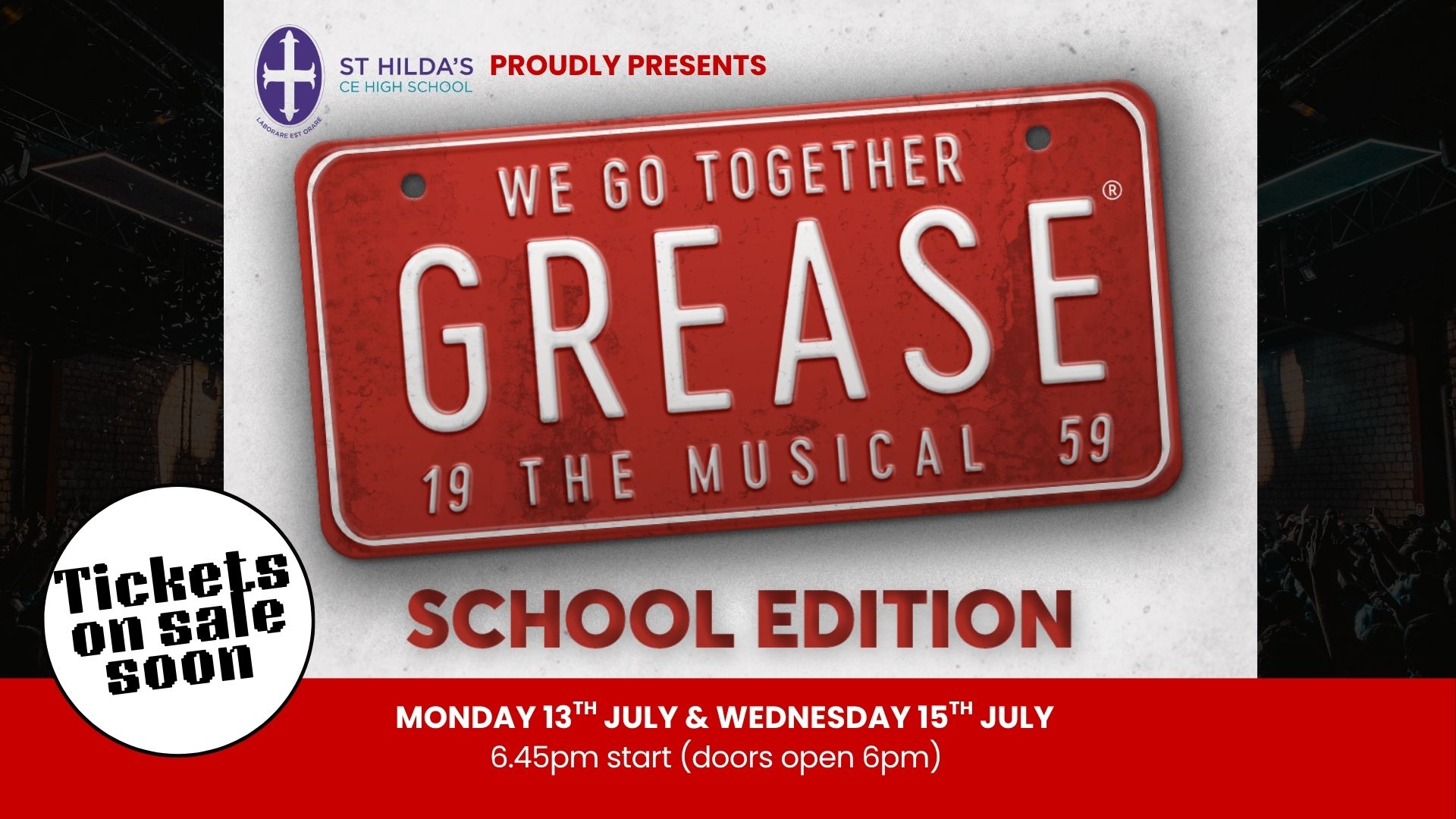 It's not long now until our school production of Grease! Rehearsals are well underway and tickets will be on sale soon!