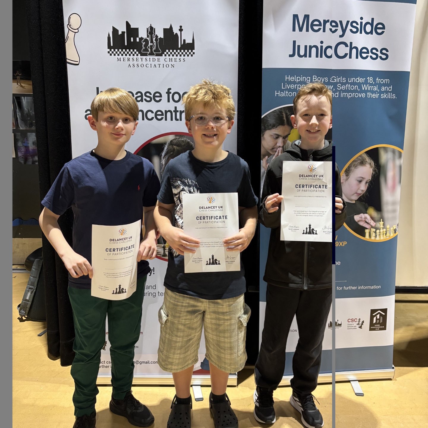 ♟️ Congratulations to our chess stars! ♟️
A huge well done to our talented students who took part in the Merseyside Junior Chess Megafinal at the weekend! 🌟
All competitors are proud members of St Hilda’s Chess Club, and we are incredibly proud of their dedication, focus, and sportsmanship on such a big stage. 👏
Your hard work and passion for chess is truly inspiring—what an achievement! ♟️💙
#ProudToBeStHildas #ChessClub #StudentSuccess