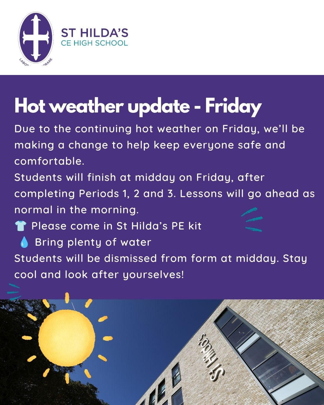 Hot weather update.