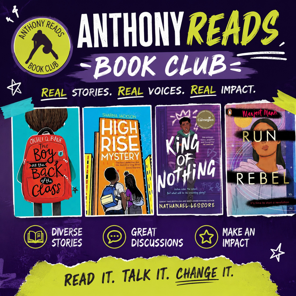We're excited to announce that in September we will be joining a new book club with schools in Merseyside and Cheshire who participate in the @anthonywalkerfoundation Tackling Racism in Schools Award.