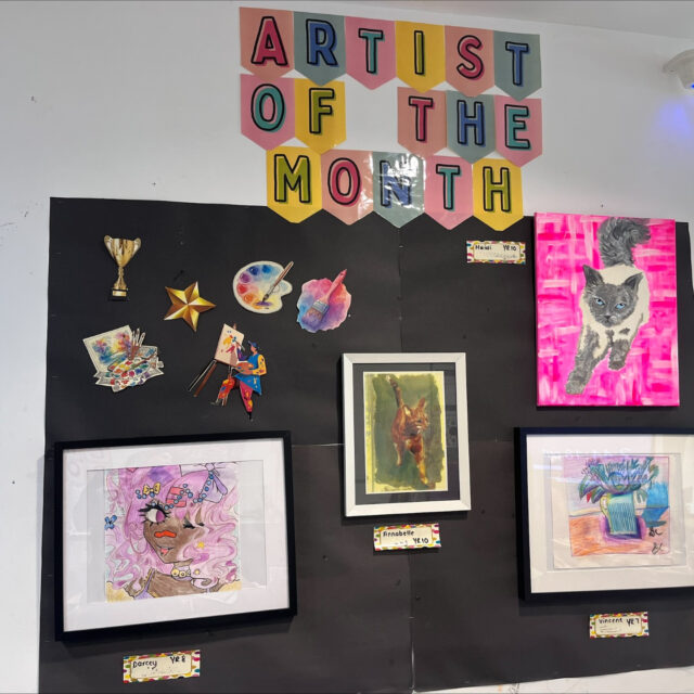 We are proud to announce our latest Artists of the Month! A huge congratulations to Vincent, Darcey, Annabelle and Heidi!