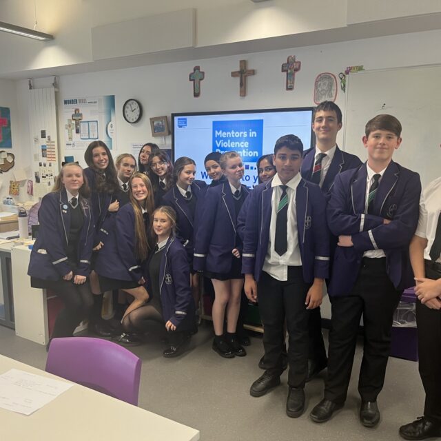 Well done to our Year 10 Mentors in Violence Prevention (MVP) students who completed the first day of their MVP training this week. They will be delivering their first sessions to Year 8 students in their PSHE lessons next week. 
MVP is a peer-led programme that uses older pupils to teach younger ones how to recognise and safely challenge bullying, abuse and violence.