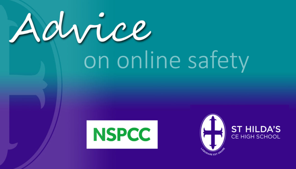 NSPCC advice on online safety graphic