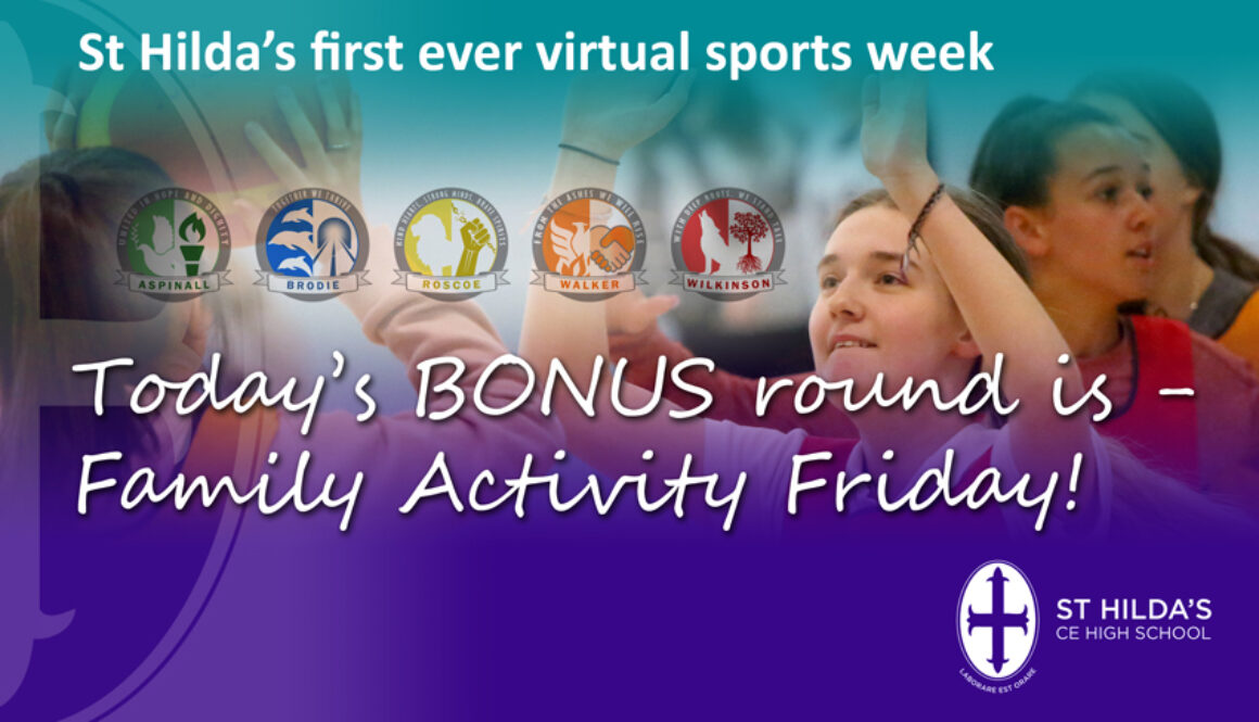 St Hildas v sports day WEB graphics - BONUS Family Active Friday