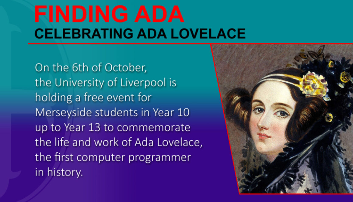 Ada Lovelace Coding event graphic