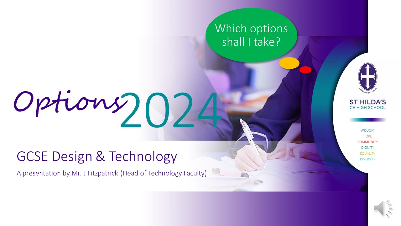 OPTIONS 2024 - Design and Technology